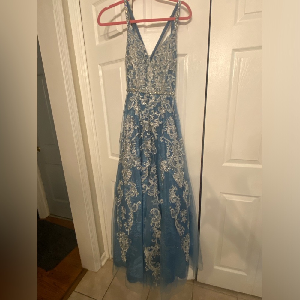 Colette Mon Cheri Gown Blue Size 2